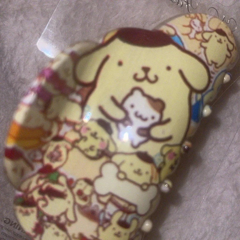Pompompurin Hello Kitty hair claw clip new